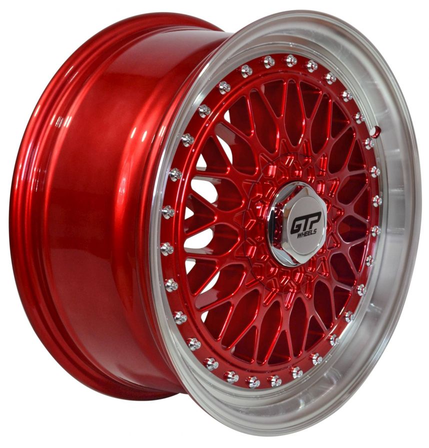 GTP Wheels<br>GTP 040 - Candy Red poliert (17x7.5)